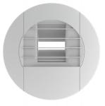 S&P Ventilation Bouche hygrorglable temporise cuisine lectrique (a piles) 10-45/120 d125 mm - behc p 10-45/120 852816