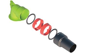 Photo Kit t 90 AE48C circulaire pour bouche D80mm | Ref : 188667