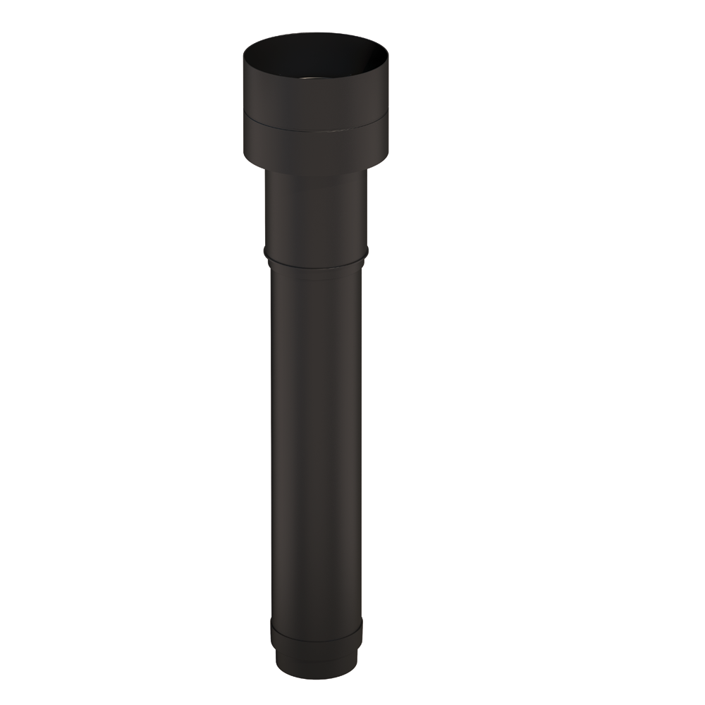 Photo Terminal de ventilation isol Ventub noir D160mm | Ref : 169850