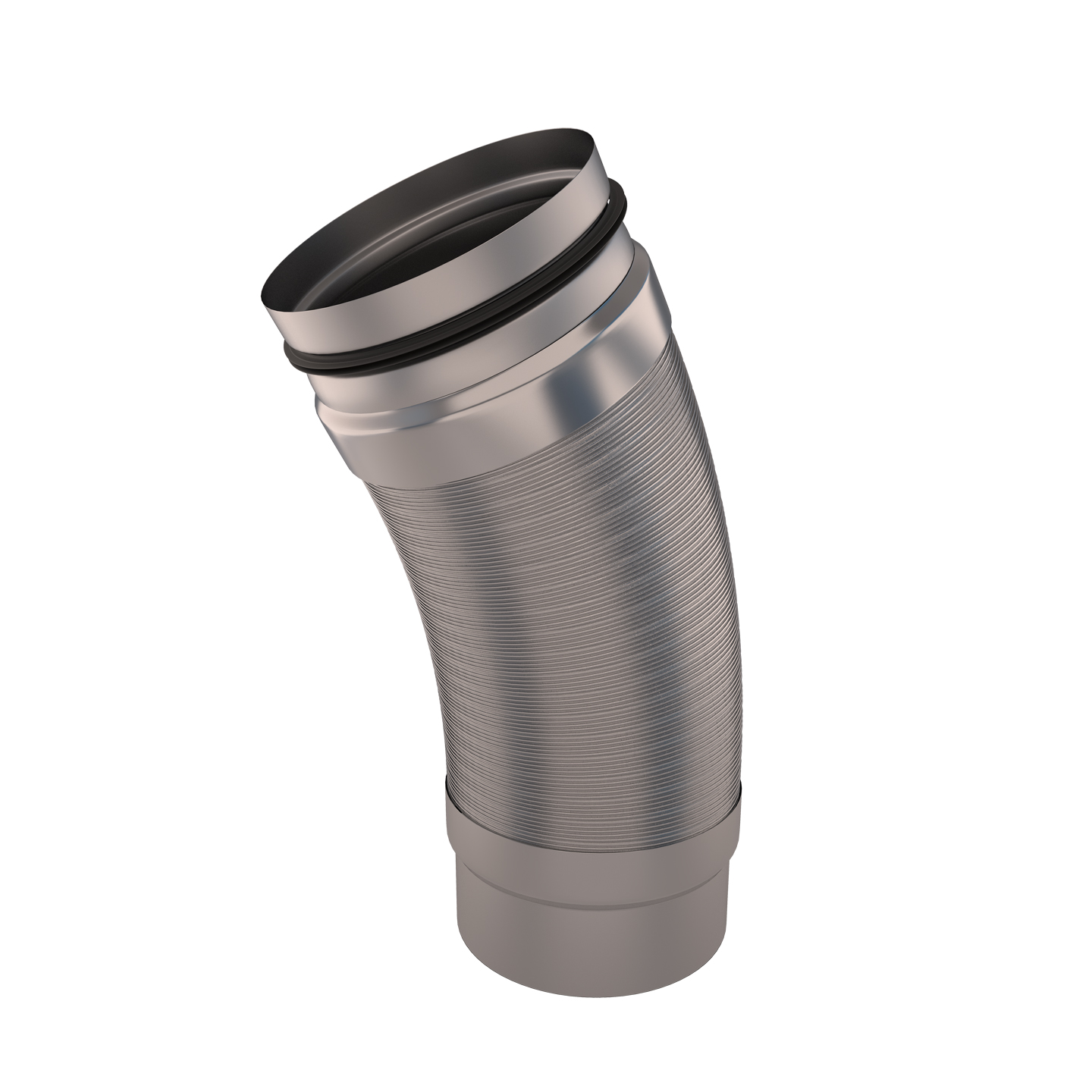Photo Raccord flexible mle/femelle pour terminaux de ventilation D160mm | Ref : 188040