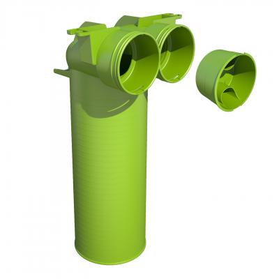 UBBINK FRANCE Raccordement 90� air excellent ae48c d125mm 188380