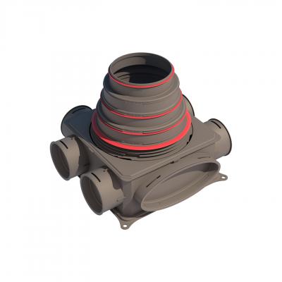 UBBINK FRANCE Caisson aedb206v200 6con 188960