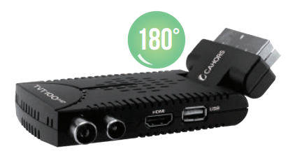 Photo Adaptateur TNT TVT100HD SCART | Ref : 0 914 702R13