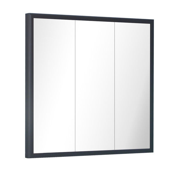 Photo 400W Radiateur Rayonnant Miroir encadrement noir  | Ref : N 400