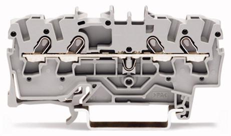 Photo TOPJOB�S : Borne de passage 4C / 1,5 (2,5) mm� / Gris | Ref : 20011401     