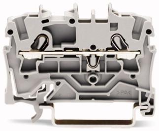 Photo TOPJOB�S : Borne de passage 2C / 2,5 (4) mm� / Gris | Ref : 20021201     