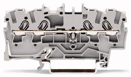 Photo TOPJOB�S : Borne de passage 4C / 2,5 (4) mm� / Gris | Ref : 20021401     