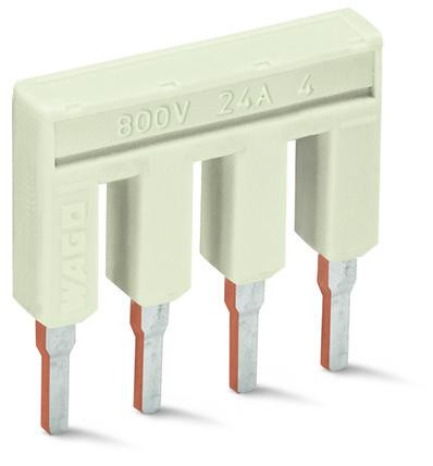 Photo TOPJOB�S : Peigne de pontage enfichable 3 p�les / Isol� / Gris clair | Ref : 2002403      