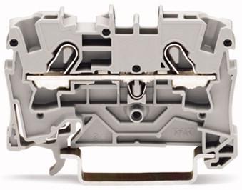 Photo TOPJOBS : Borne de passage 2C / 4 (6) mm / Gris | Ref : 20041201     