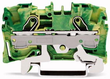 Photo TOPJOB�S : Borne de protection 2C / 6 (10) mm� / Vert-Jaune | Ref : 20061207     