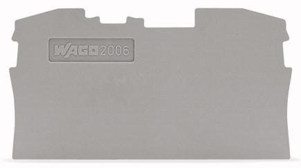 Photo TOPJOB�S : Plaque d'extr�mit� et interm�diaire 2C / Gris | Ref : 20061291     