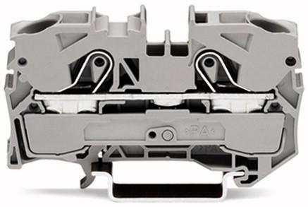 Photo TOPJOB�S : Borne de passage 2C / 10 (16) mm� / Gris | Ref : 20101201     