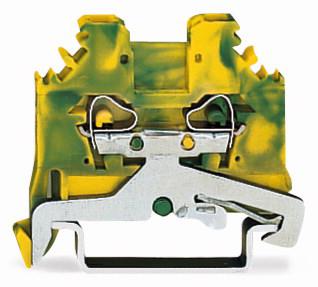 Photo Borne de protection 2C / 2,5 mm / CLML / Vert-Jaune | Ref : 280107       