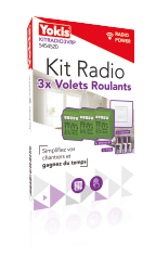Photo Kit Centralis. 3 Volets Radio | Ref : KITRADIO3VRP