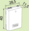 Vignette 3 produit Ref : E2BP | emetteur 2 canaux pour bp