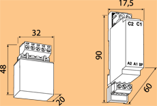 Vignette 3 produit Ref : MTR2000E      | TELERUPTEUR ENCASTRE 2000W