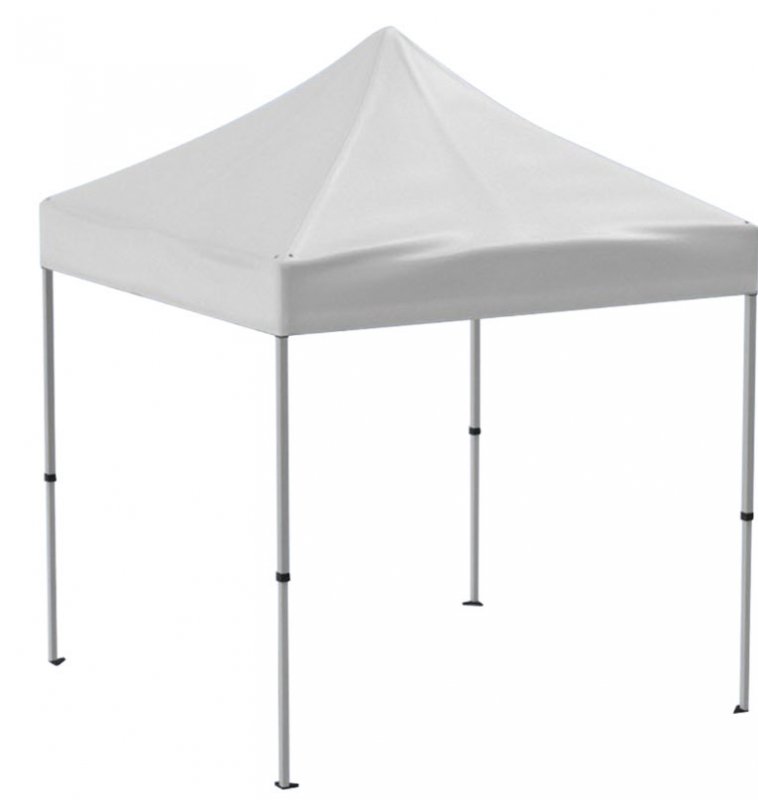 Photo ABRIS PLIANT 3X3 EN ACIER BLANC | Ref : 174