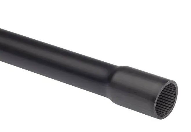 Photo IRL 3321 DIAM 25/2M TULIPE NOIR RAL 9005 | Ref : 10111-NOIR