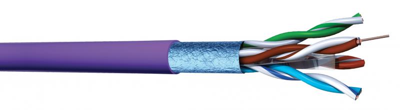 Photo Cble CAT6A F/UTP 510MHz LSZH Dca | Ref : 3523