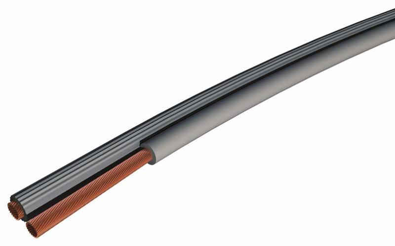 Photo CABLE HP PLAT 2 x 2.50 MM2 PVC ROUGE / NOIR | Ref : 3775T