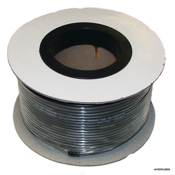 Photo COAX 17dB 75OHMS PVC BLANC INT CLASSE B T500M | Ref : 2014