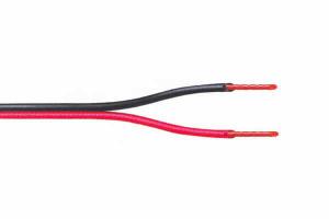 COURANT FAIBLE ET SPECIAUX Cable hp plat 2 x 1.50 mm2 pvc rouge / noir 3313T