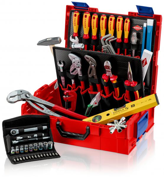 Photo VALISE L-BOXX KNIPEX 52 OUTILS SANITAIR | Ref : 00 21 19 LB S
