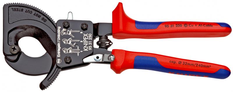 Photo COUPE-CABLES A CLIQUET 250MM 32MM | Ref : 95 31 250