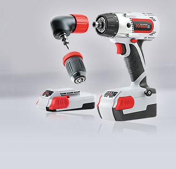 Photo Perceuse-visseuse � 2 vitesses KRESS 180 AFB 4,2/2,1 Set (Li-Ion/18V/4,2Ah   Li-Ion/18V/2,1Ah ) | Ref : 12 31 0230