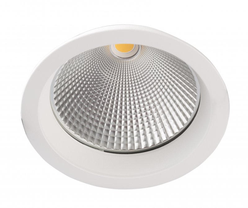 Photo Downlight BOOSTER 150 Blanc RAL 9003 4000K 15/20/25W -- | Ref : LIT-DW150