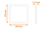 Vignette 2 produit Panneau LED  LITED blanc 4000k 300x300mm | Ref : LT-3030-15