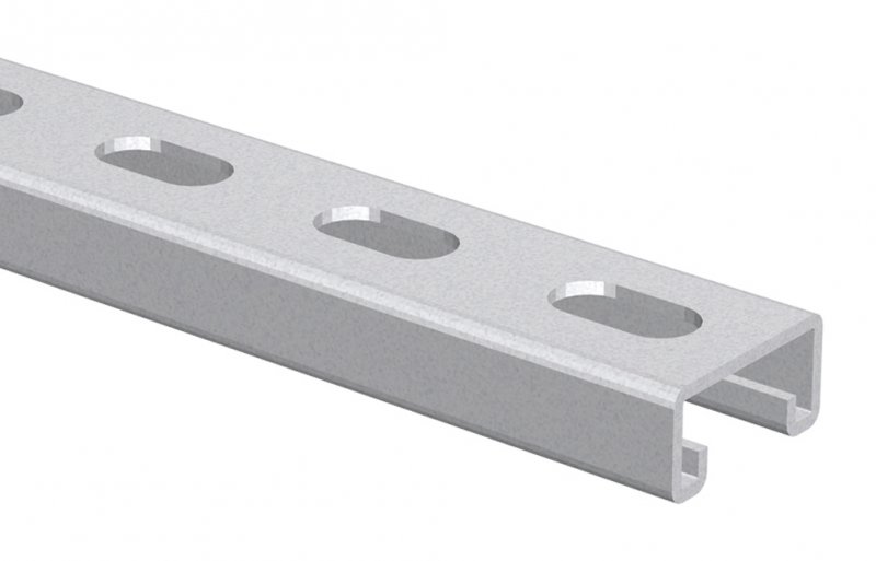 Photo RAIL RENFORCE PROFIL 41 X 21 GS ep. 2,5mm Long. 3M | Ref : 67030052