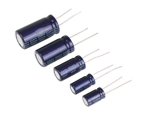 Photo CONDENSATEUR CHIMIQUE RADIAL 220µF / 25V | Ref : 220J0D