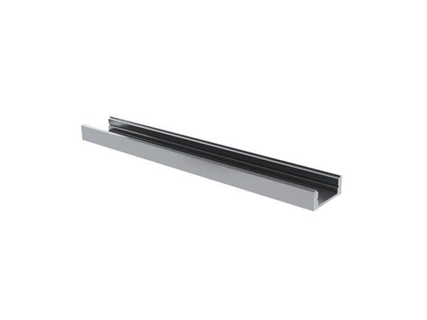 Photo SLIMLINE 7 mm - PROFIL EN ALUMINIUM POUR RUBAN LED - ARGENT - 2 m | Ref : AL-SL7-2