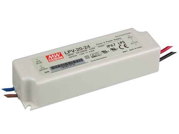 Photo ALIMENTATION  DCOUPAGE - 1 SORTIE - 20 W - 24 V | Ref : LPV-20-24