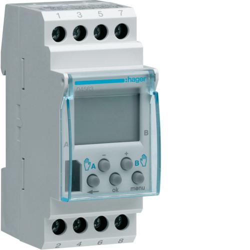 Photo Horloge astronomique 2 voies sur 7 jours + cl de programmation | Ref : 04563