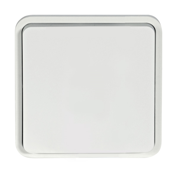 Photo cubyko Poussoir 1O/1F associable blanc IP55 | Ref : WNA022B