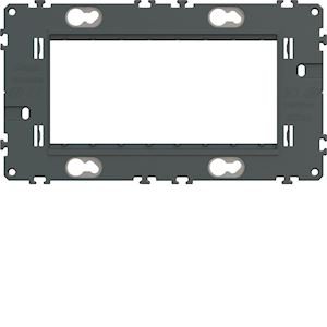 Photo Support gallery 4 modules entraxe 57mm pour mécanismes gallery | Ref : WXA454