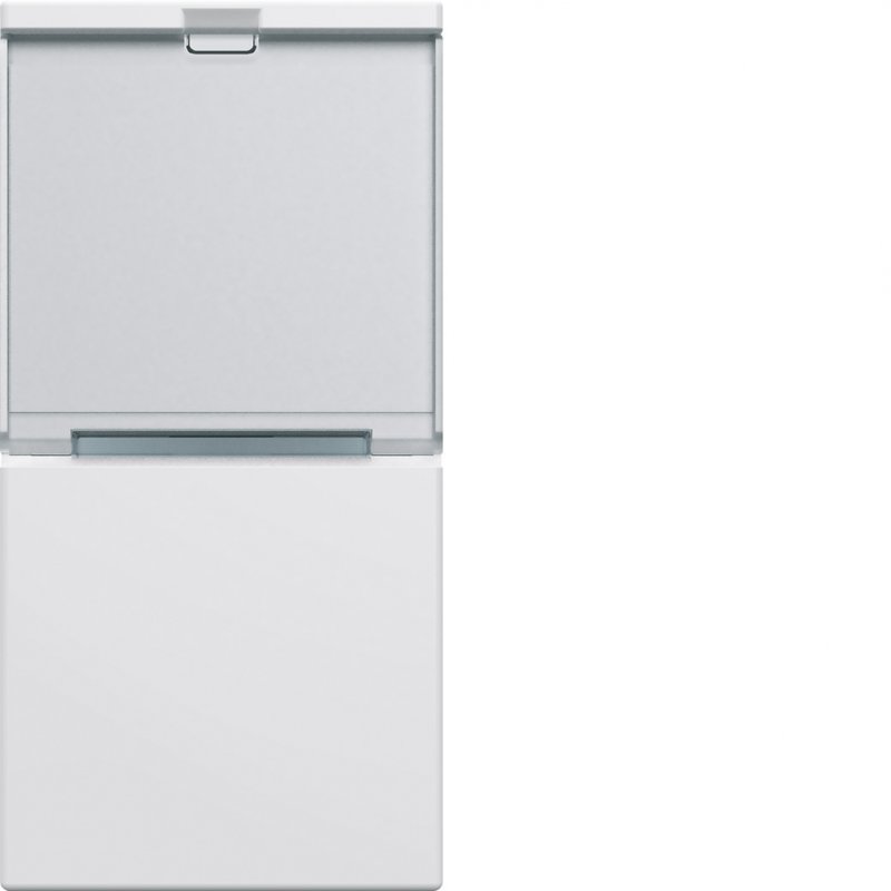 Photo Enjoliveur interrupteur gallery avec porte-tiquette 1 module pure | Ref : WXD012B