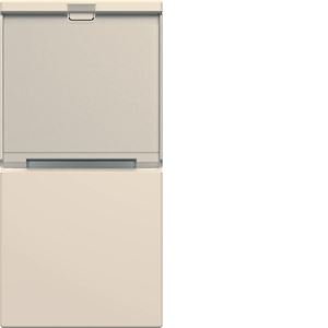 Photo Enjoliveur interrupteur gallery avec porte-tiquette 1 module dune | Ref : WXD012D