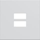 Photo Enjoliveur Gallery prise double USB. finition Pure | Ref : WXD112B