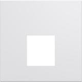 Photo Enjoliveur prise RJ45 gallery sans porte-tiquette 2 modules pure | Ref : WXD202B