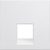 Photo Enjoliveur prise RJ45 gallery 45 2 modules pure | Ref : WXD230B