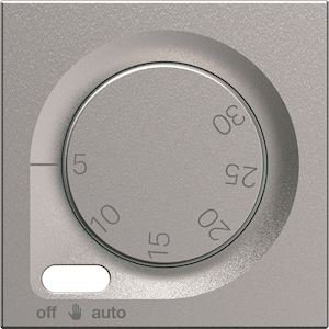 Photo Enjoliveur thermostat fil pilote gallery titane | Ref : WXD316T