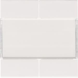 Photo Enjoliveur 4 boutons poussoirs KNX gallery pure | Ref : WXE304B