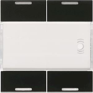 Photo Enjoliveur 4 boutons poussoirs KNX gallery LED night | Ref : WXE314N
