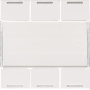 Photo Enjoliveur 6 boutons poussoirs KNX gallery LED pure | Ref : WXE316B