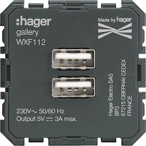 Photo Chargeur double USB A+A  gallery | Ref : WXF112