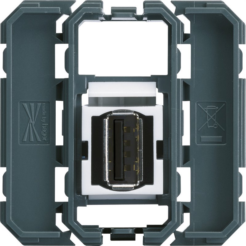 Photo Prise Gallery USB 2.0 bornier  vis | Ref : WXF642