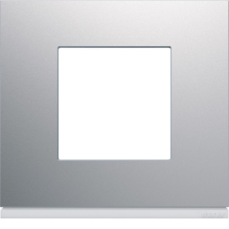 Photo Plaque gallery plastique peint 1 poste titane | Ref : WXP0102
